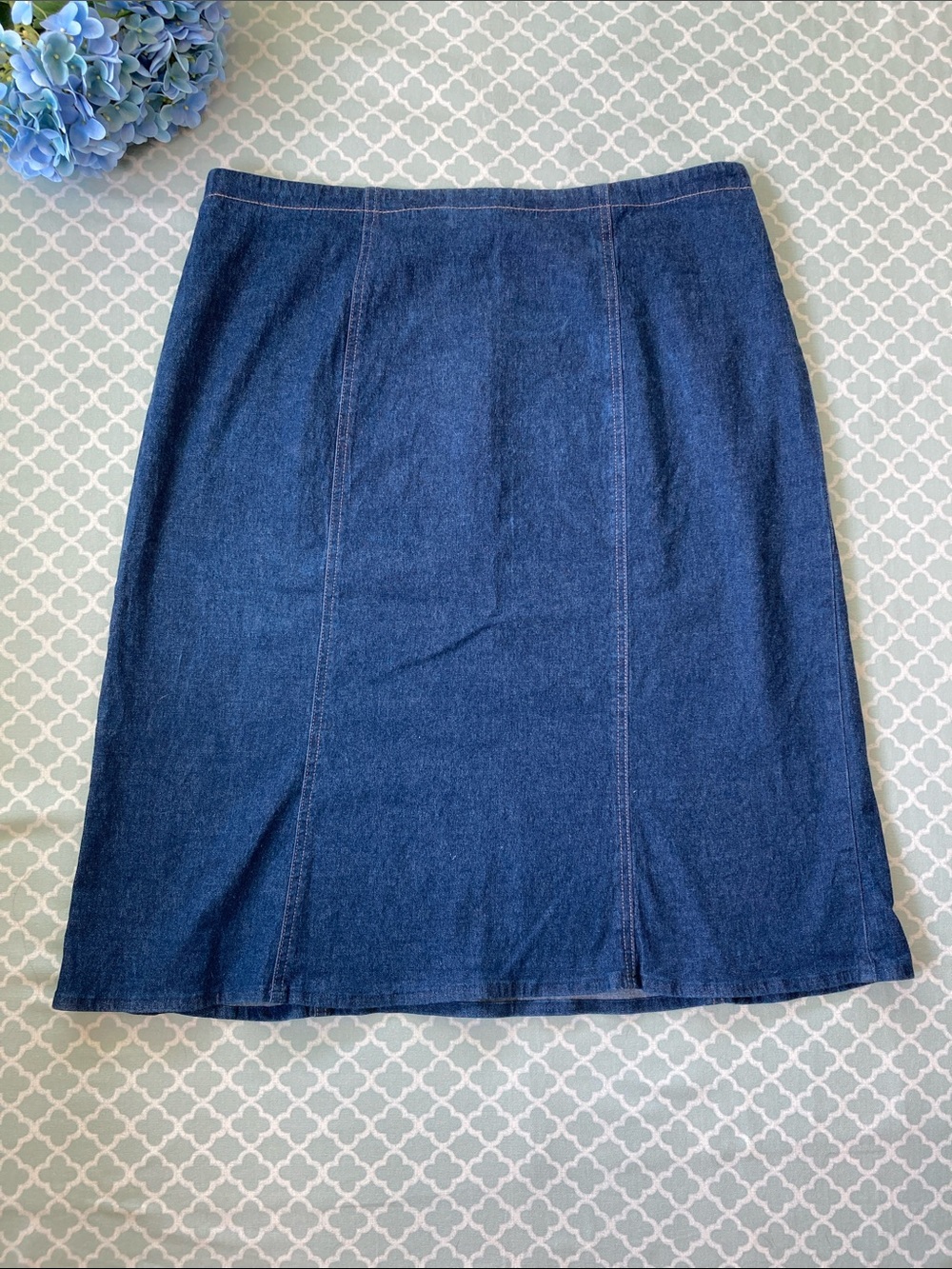 Vintage G.W. Denim Pull On Skirt 20